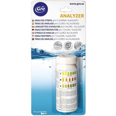 Test Kit in strisce cartina tornasole Cloro/pH/Alcalinity (50pz)