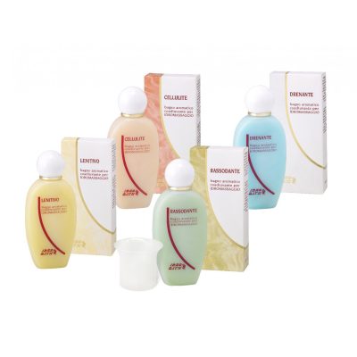 Kit assortito Bagni Aromatici 200 ml x 4 pz + Dosatore Graduato