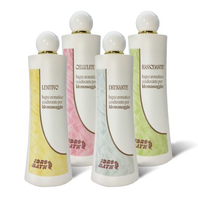 Kit Assortito Bagni Aromatici 400 ml x 4 pz + Dosatore Graduato